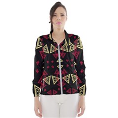 Abstract Pattern Geometric Backgrounds   Women s Windbreaker by Eskimos