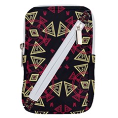 Abstract Pattern Geometric Backgrounds   Belt Pouch Bag (small) by Eskimos