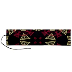 Abstract Pattern Geometric Backgrounds   Roll Up Canvas Pencil Holder (l) by Eskimos