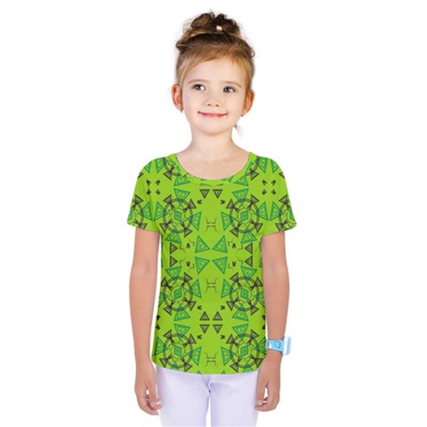 Abstract Pattern Geometric Backgrounds   Kids  One Piece Tee by Eskimos