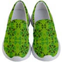 Abstract pattern geometric backgrounds   Kids Lightweight Slip Ons View1