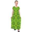 Abstract pattern geometric backgrounds   Kids  Short Sleeve Maxi Dress View1