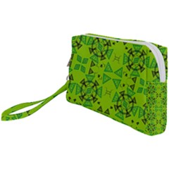 Abstract Pattern Geometric Backgrounds   Wristlet Pouch Bag (small) by Eskimos