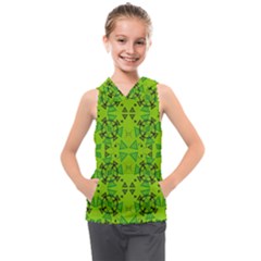 Abstract Pattern Geometric Backgrounds   Kids  Sleeveless Hoodie by Eskimos