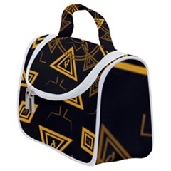 Abstract Pattern Geometric Backgrounds   Satchel Handbag by Eskimos