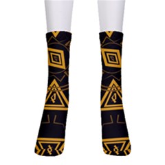 Abstract Pattern Geometric Backgrounds   Crew Socks by Eskimos