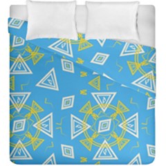 Abstract Pattern Geometric Backgrounds   Duvet Cover Double Side (king Size) by Eskimos