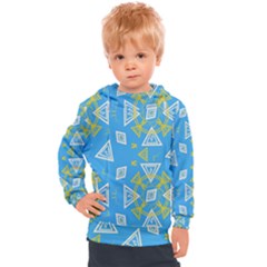 Abstract Pattern Geometric Backgrounds   Kids  Hooded Pullover by Eskimos