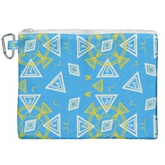 Abstract Pattern Geometric Backgrounds   Canvas Cosmetic Bag (xxl) by Eskimos