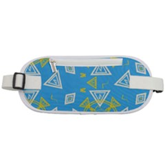 Abstract Pattern Geometric Backgrounds   Rounded Waist Pouch by Eskimos