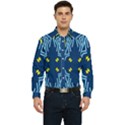 Abstract pattern geometric backgrounds   Men s Long Sleeve  Shirt View1