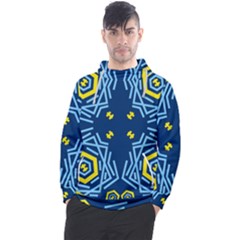 Abstract Pattern Geometric Backgrounds   Men s Pullover Hoodie by Eskimos