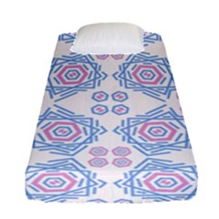 Abstract Pattern Geometric Backgrounds   Fitted Sheet (single Size) by Eskimos