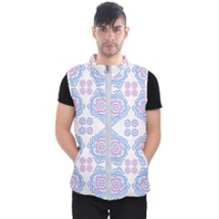 Abstract Pattern Geometric Backgrounds   Men s Puffer Vest by Eskimos