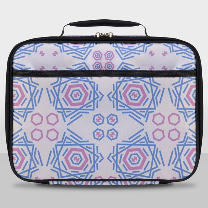 Abstract pattern geometric backgrounds   Full Print Lunch Bag