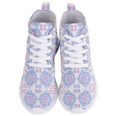 Abstract Pattern Geometric Backgrounds   Women s Lightweight High Top Sneakers by Eskimos