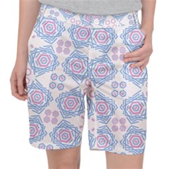 Abstract Pattern Geometric Backgrounds   Pocket Shorts by Eskimos