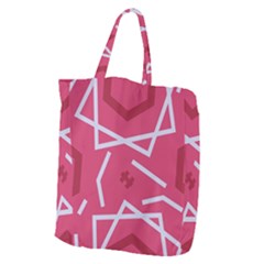 Abstract Pattern Geometric Backgrounds   Giant Grocery Tote by Eskimos