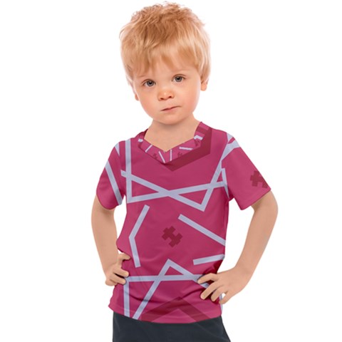 Abstract Pattern Geometric Backgrounds   Kids  Sports Tee by Eskimos