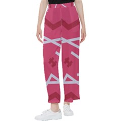 Abstract Pattern Geometric Backgrounds   Women s Pants  by Eskimos