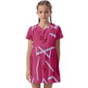 Abstract pattern geometric backgrounds   Kids  Asymmetric Collar Dress View1