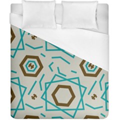 Abstract Pattern Geometric Backgrounds   Duvet Cover (california King Size)