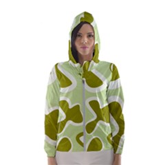 Abstract Pattern Geometric Backgrounds   Women s Hooded Windbreaker by Eskimos