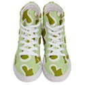 Abstract pattern geometric backgrounds   Women s Hi-Top Skate Sneakers View1