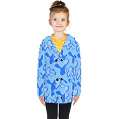 Abstract Pattern Geometric Backgrounds   Kids  Double Breasted Button Coat by Eskimos