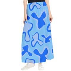 Abstract Pattern Geometric Backgrounds   Maxi Chiffon Skirt