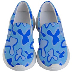 Abstract Pattern Geometric Backgrounds   Kids Lightweight Slip Ons by Eskimos