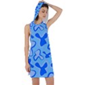 Abstract pattern geometric backgrounds   Racer Back Hoodie Dress View1