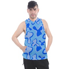 Abstract Pattern Geometric Backgrounds   Men s Sleeveless Hoodie by Eskimos