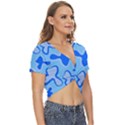 Abstract pattern geometric backgrounds   Twist Front Crop Top View3