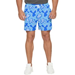 Abstract Pattern Geometric Backgrounds   Men s Runner Shorts