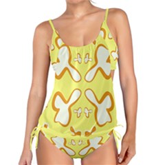 Abstract Pattern Geometric Backgrounds   Tankini Set by Eskimos