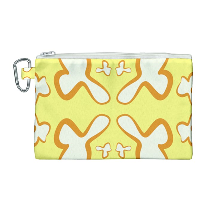 Abstract pattern geometric backgrounds   Canvas Cosmetic Bag (Large)