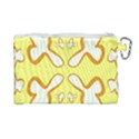 Abstract pattern geometric backgrounds   Canvas Cosmetic Bag (Large) View2