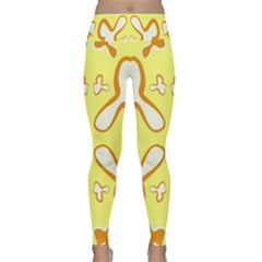 Abstract Pattern Geometric Backgrounds   Lightweight Velour Classic Yoga Leggings by Eskimos