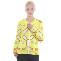 Abstract Pattern Geometric Backgrounds   Casual Zip Up Jacket by Eskimos