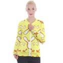 Abstract pattern geometric backgrounds   Casual Zip Up Jacket View1