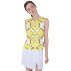 Abstract Pattern Geometric Backgrounds   Women s Sleeveless Sports Top by Eskimos