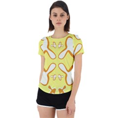 Abstract Pattern Geometric Backgrounds   Back Cut Out Sport Tee by Eskimos