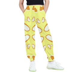 Abstract Pattern Geometric Backgrounds   Kids  Elastic Waist Pants by Eskimos