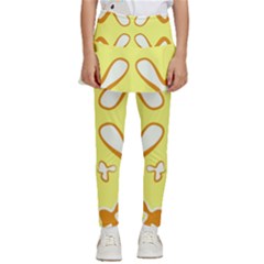 Abstract Pattern Geometric Backgrounds   Kids  Skirted Pants