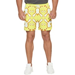 Abstract Pattern Geometric Backgrounds   Men s Runner Shorts