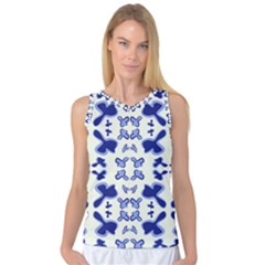 Abstract Pattern Geometric Backgrounds   Women s Basketball Tank Top by Eskimos