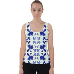 Abstract Pattern Geometric Backgrounds   Velvet Tank Top by Eskimos