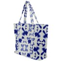 Abstract pattern geometric backgrounds   Zip Up Canvas Bag View1