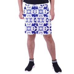 Abstract Pattern Geometric Backgrounds   Men s Pocket Shorts by Eskimos